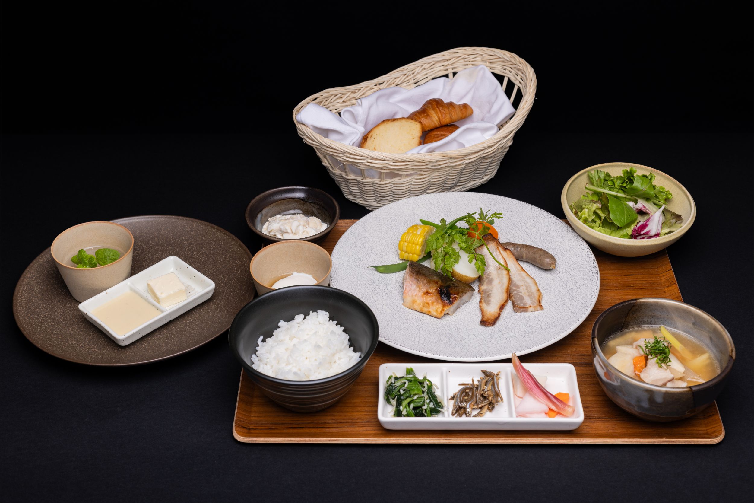和洋折衷朝食